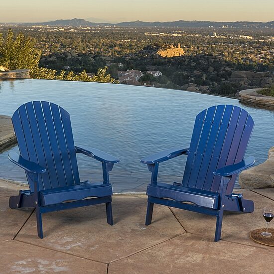 Hanlee 2-pc. Folding Adriondack Chair