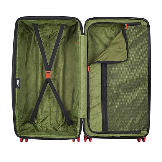 Jeep Trunk 28 Inch Hardside Expandable Checked Spinner Luggage