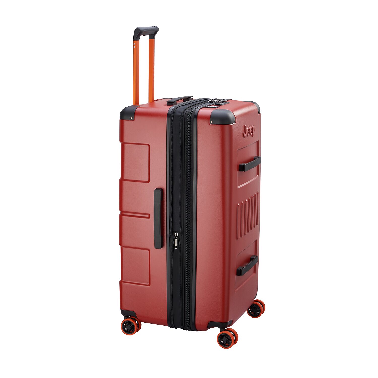 Jeep Trunk 28 Inch Hardside Expandable Checked Spinner Luggage