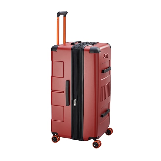 Jeep Trunk 28 Inch Hardside Expandable Checked Spinner Luggage