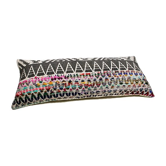 LR Home Cirra Chevron Lumbar Pillow