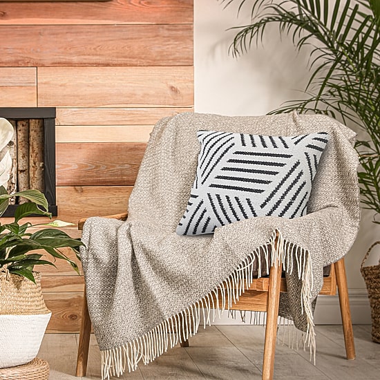 LR Home Erri Modern Square Throw Pillow