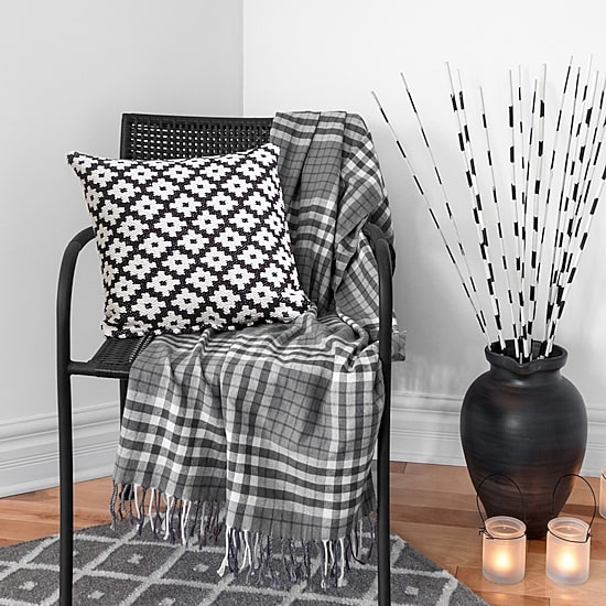LR Home Ivan Modern Square Throw Pillow