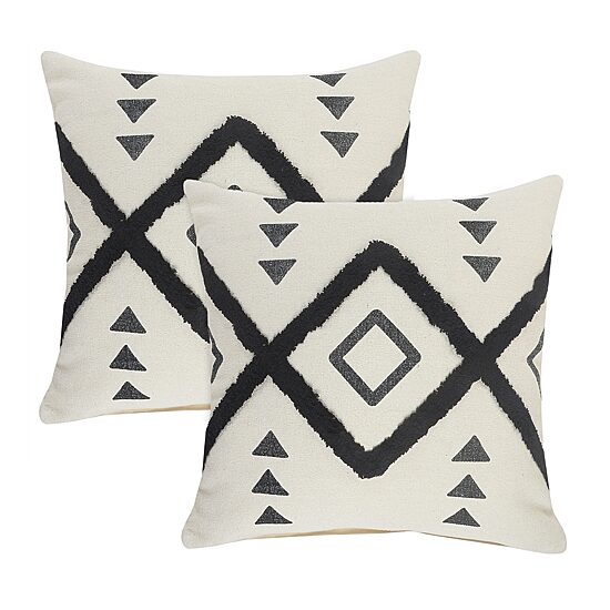 LR Home Abel Dia Set 2 Square Throw Pillow