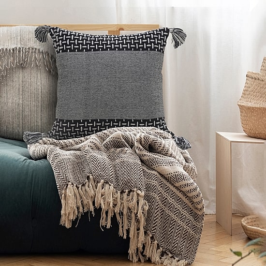 LR Home Nas Geo Set 2 Square Throw Pillow