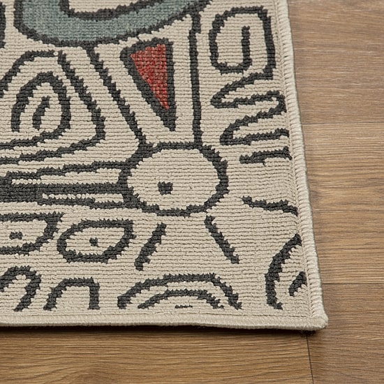 LR Home Abstract Tribal Indoor Outdoor Rectangular Area Rug