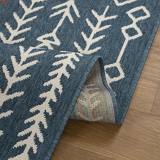 LR Home Tribal Eclectic Indoor Outdoor Rectangular Area Rug
