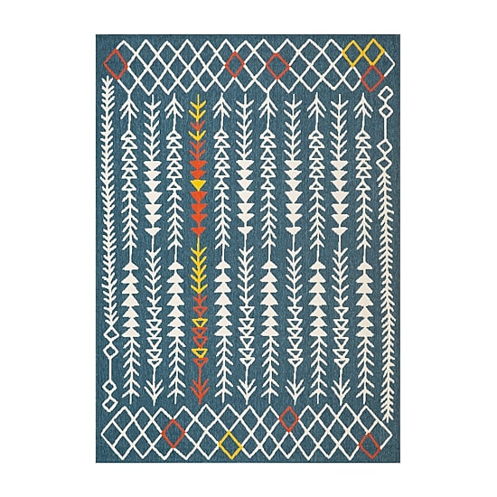 LR Home Tribal Eclectic Indoor Outdoor Rectangular Area Rug
