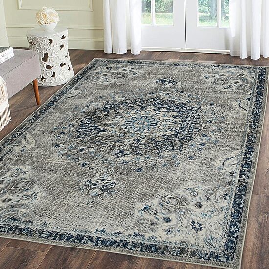 Amer Rugs Montana Nieves Medallion Loomed 31" X 96" Indoor Rectangular Runner