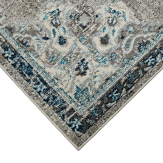 Amer Rugs Montana Nieves Medallion Loomed 31" X 96" Indoor Rectangular Runner
