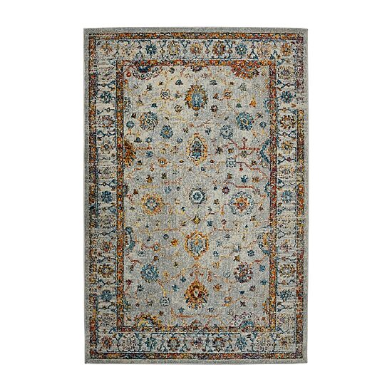 Amer Rugs Montana Estrel Bordered Loomed 5'3" X 7'6" Indoor Rectangular Area Rug