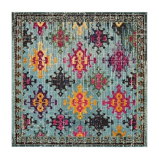 Safavieh Monaco Collection Flint Geometric SquareArea Rug