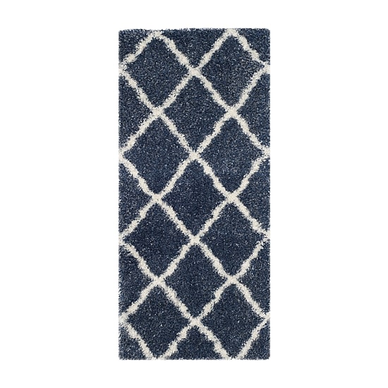 Safavieh Montreal Shag Collection Grover Geometric Runner Rug