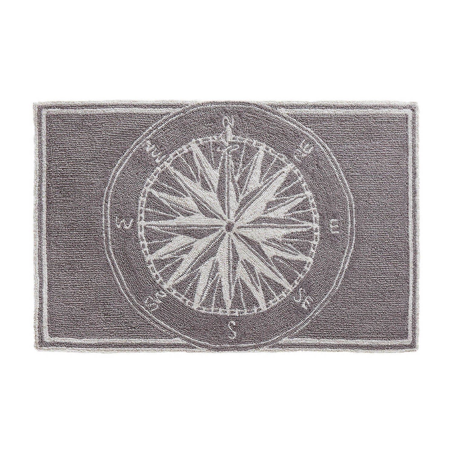 Liora Manne Frontporch Single Compass Hand Tufted Washable Rectangular Accent Rug