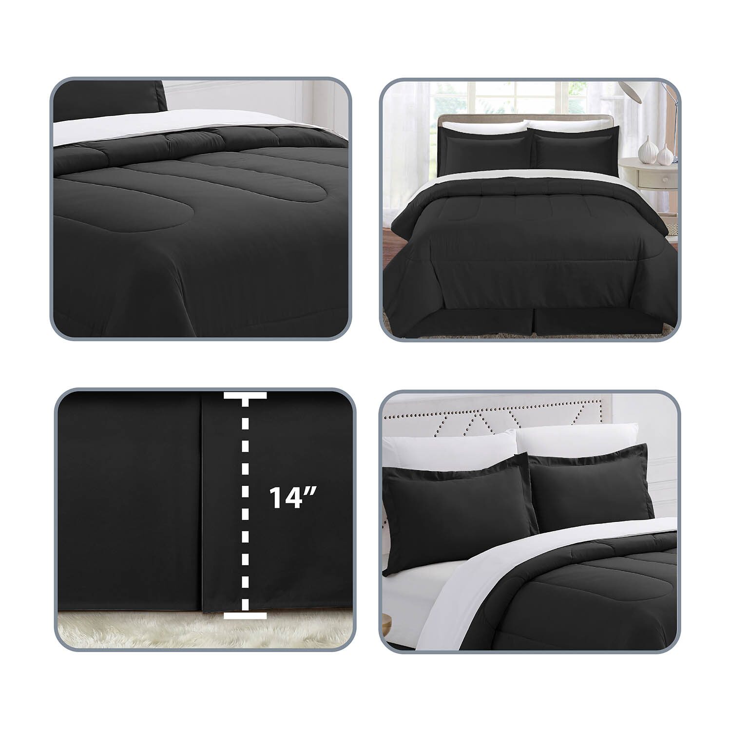 Swift Home Essentials Midweight Down Alternative Comforter Set