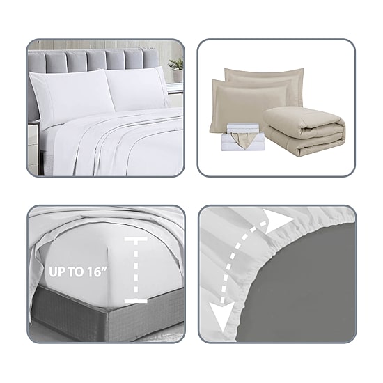 Swift Home Home Essentials Midweight Down Alternative Comforter Set
