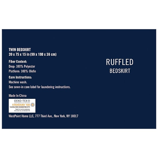 Martex Ruffle 15" Bed Skirt