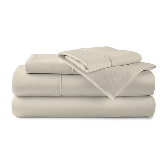 Aireolux 100% Cotton 600 Thread Count Ultra-Soft & Silky Wrinkle-Resistant Sheets & Pillowcases