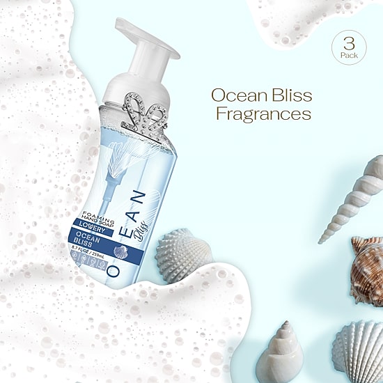 LOVERY™ Foaming Hand Soap - 3 Pk - Ocean Bliss ($33 Value)