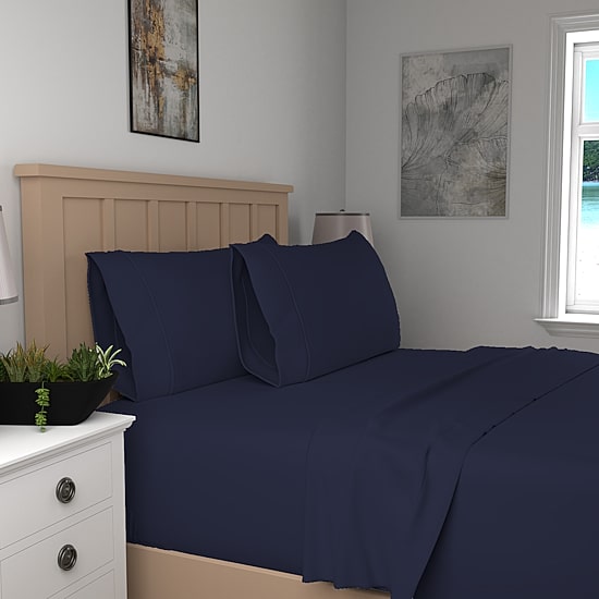 Purity Home 100% Organic Cotton Eco-Friendly & Lightweight Sheet Set & Pillowcases