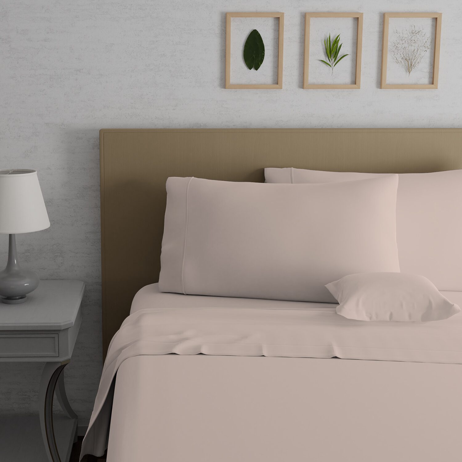 Purity Home 100% Cotton Ultra-Soft & Silky, Wrinkle-Resistant Sheet Set Pillowcases