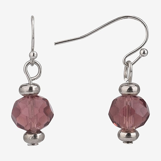 Mixit Silver Tone And Red Womens 3-pc. Jewelry Set