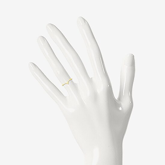 Womens 7MM 10K Gold Band