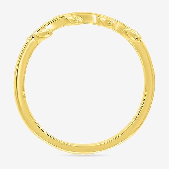 Womens 5.5MM 10K Gold Round Band