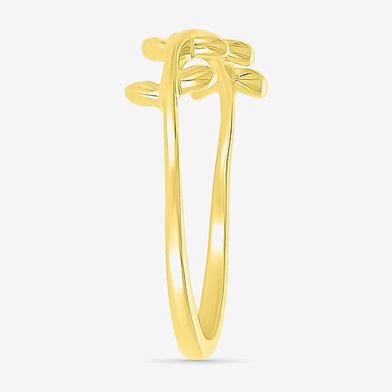 Womens 5.5MM 10K Gold Round Band