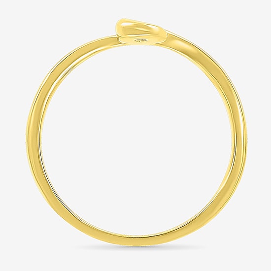 Womens 6.5MM 10K Gold Round Band