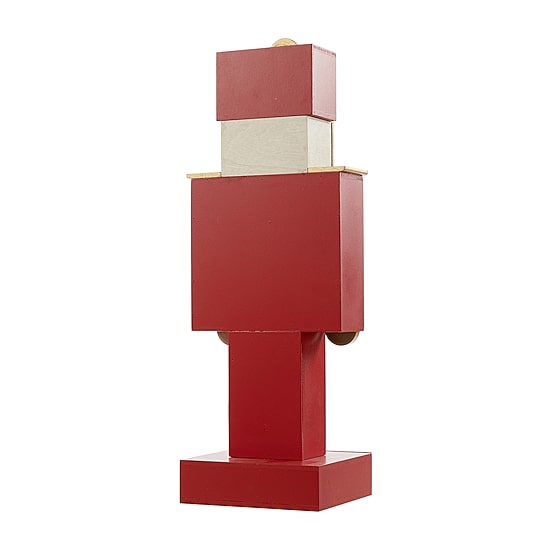 Glitzhome Wooden Nutcracker Countdown Christmas Advent Calendar