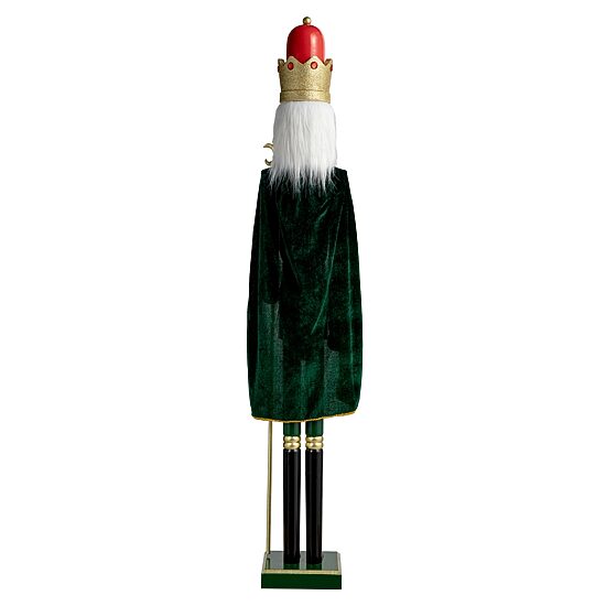 Glitzhome 3.5ft King Wooden Christmas Nutcracker