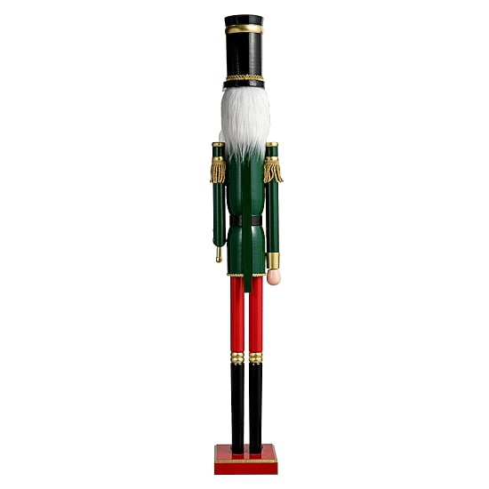 Glitzhome 3.5ft Wooden Christmas Nutcracker