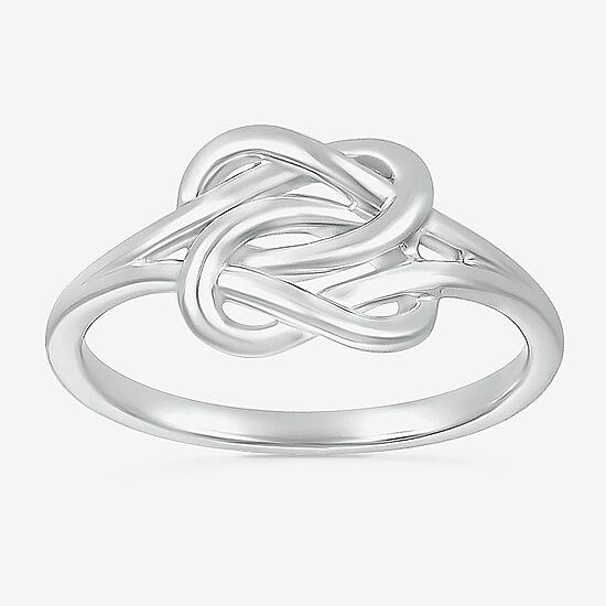 Womens 8.5MM 10K Gold Knot Band