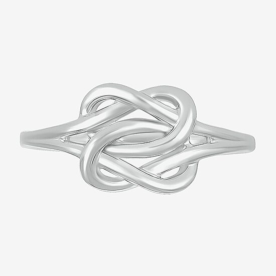 Womens 8.5MM 10K Gold Knot Band