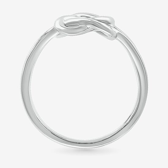 Womens 8.5MM 10K Gold Knot Band