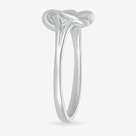 Womens 8.5MM 10K Gold Knot Band