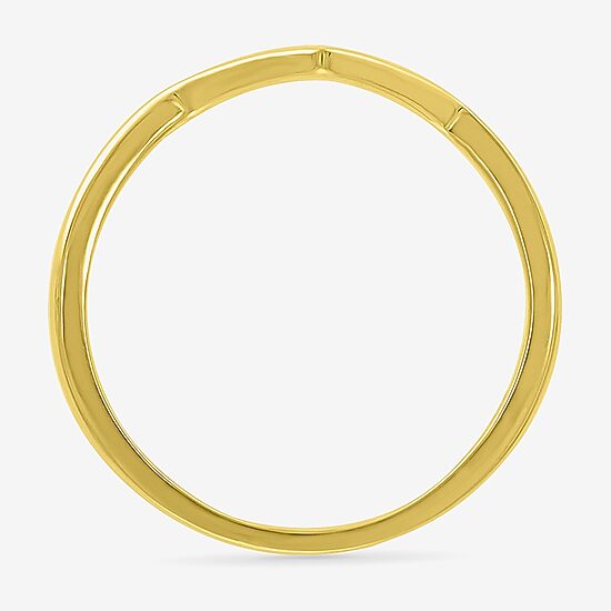 Womens 2MM 10K Gold Round Band