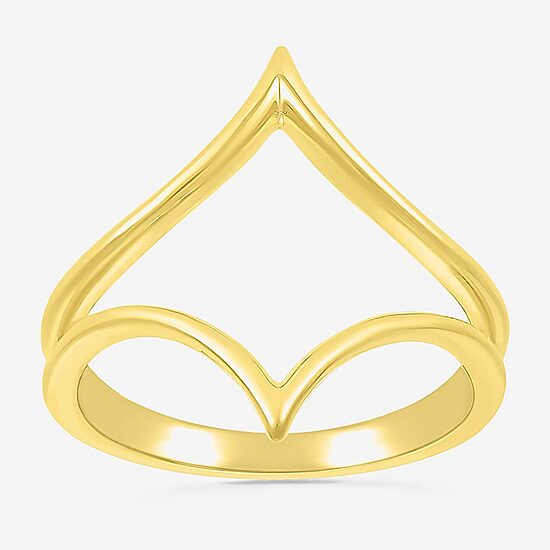 Womens 19MM 10K Gold Round Band