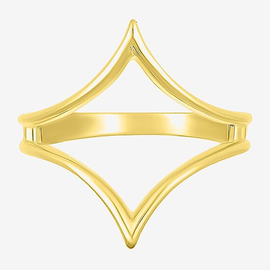 Womens 19MM 10K Gold Round Band