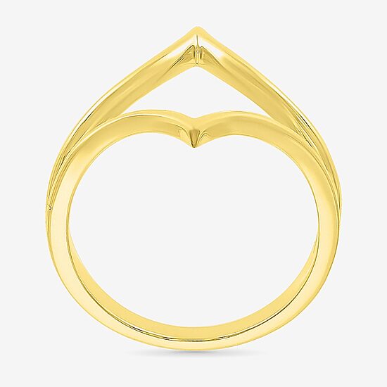 Womens 19MM 10K Gold Round Band