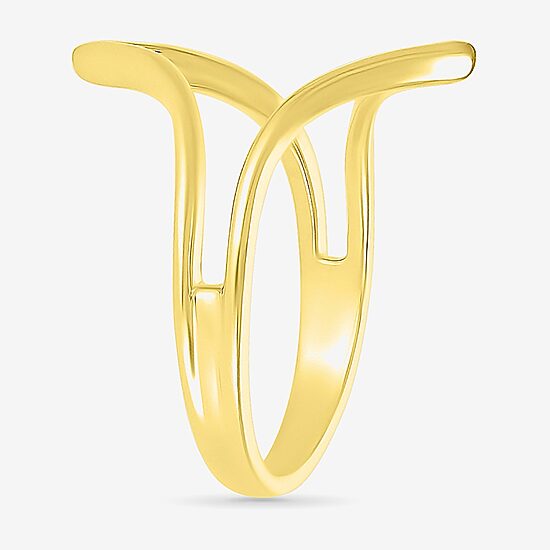 Womens 19MM 10K Gold Round Band