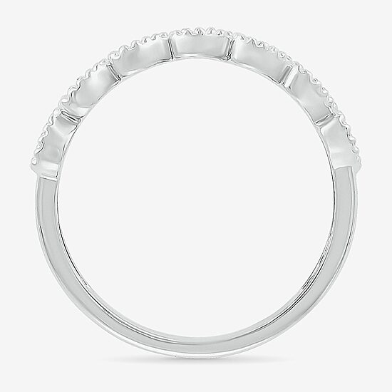 Womens 4MM 10K Gold Heart Band
