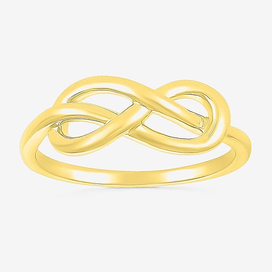 Womens 6.5MM 10K Gold Infinity Band