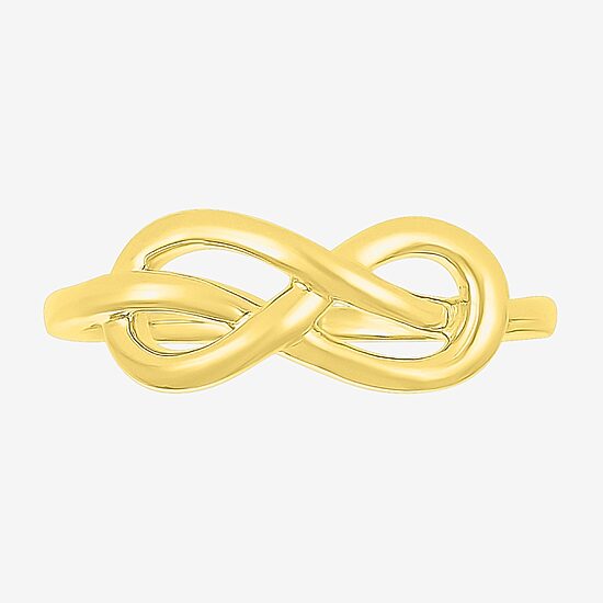 Womens 6.5MM 10K Gold Infinity Band
