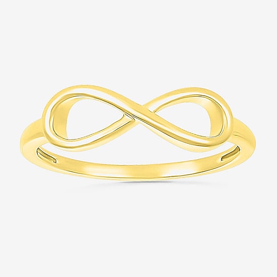 Womens 5MM 10K Gold Infinity Band