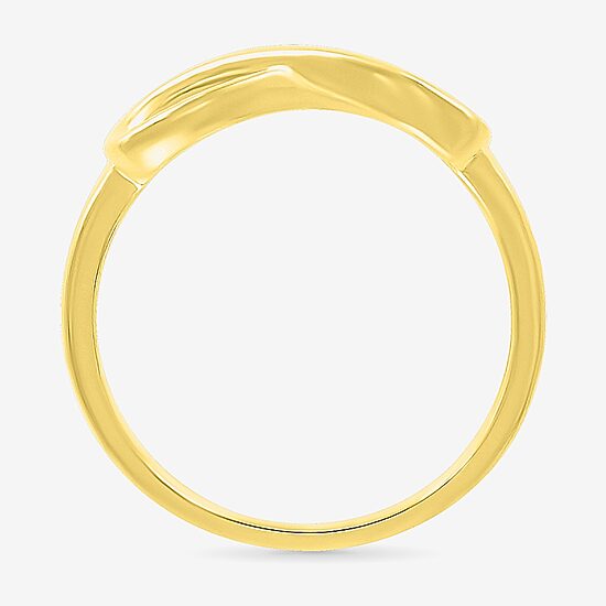 Womens 5MM 10K Gold Infinity Band