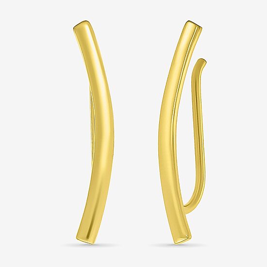 Womens 10K Gold Ear Climbers