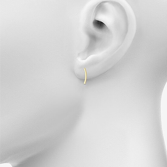 Womens 10K Gold Ear Climbers