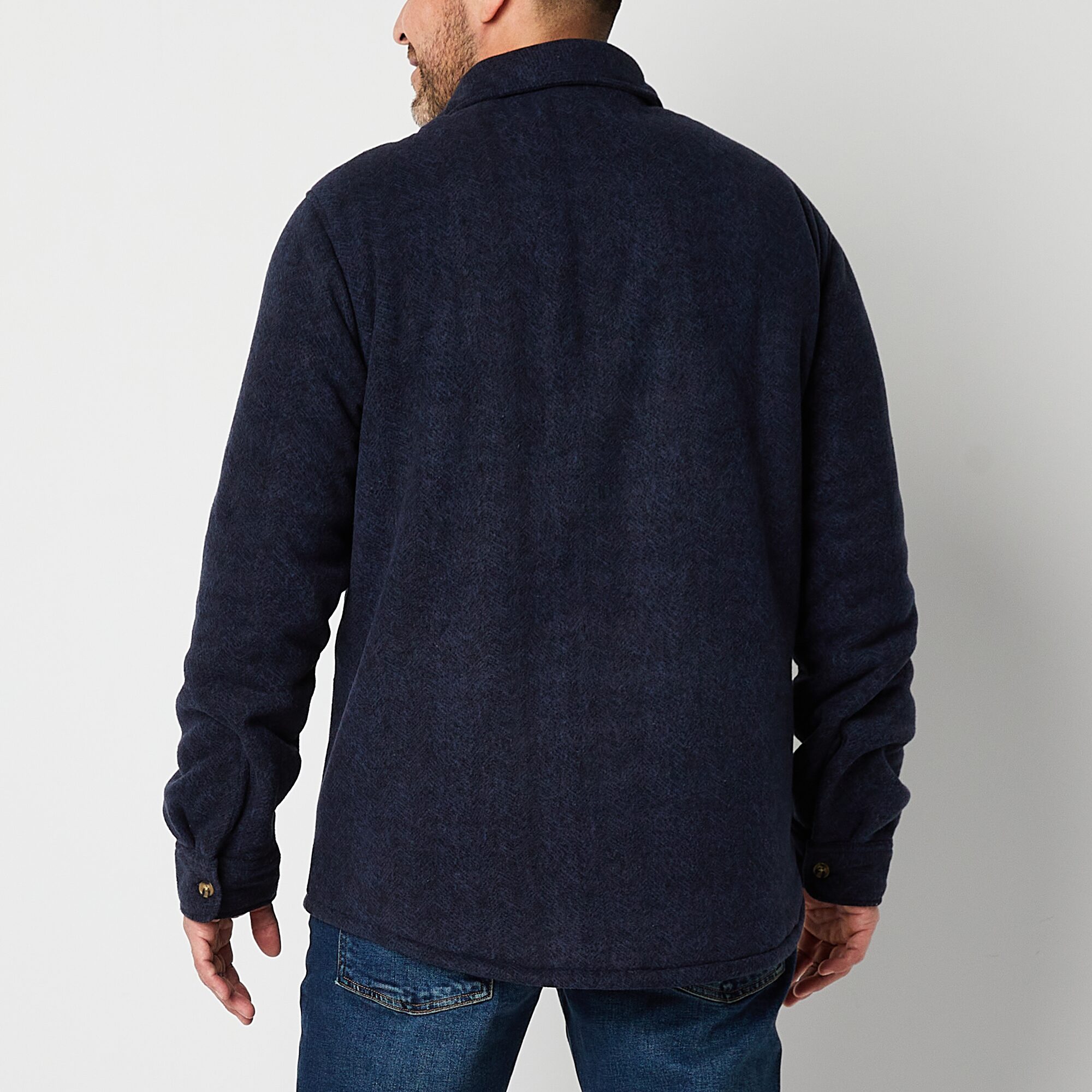 Victory Sherpa Lined Fleece Shirt Jacket
